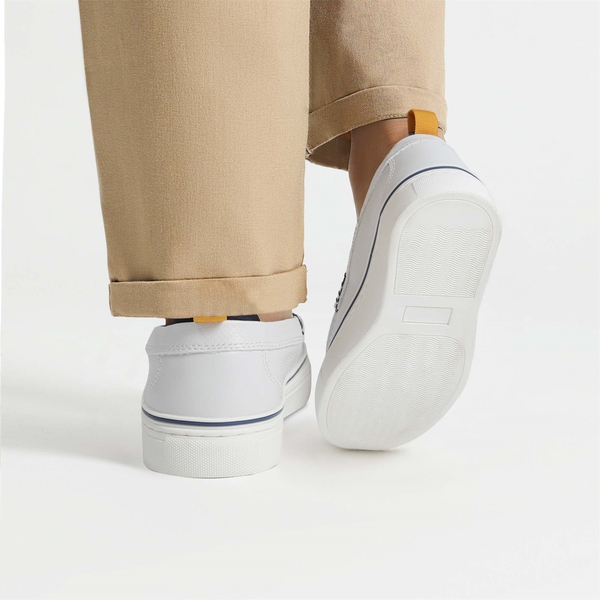 Kids' Slip-On Loafers - WHITE - 8